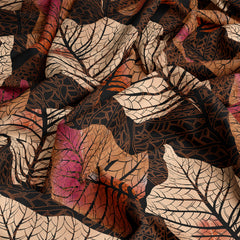 Dark Brown Leaf Winter Comforter