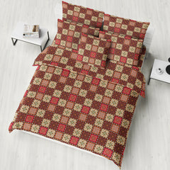 Red, Yellow & Green Patchwork Winter Comforter